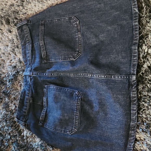 Madewell Denim Mini Skirt with Front Zipper - Picture 3 of 3